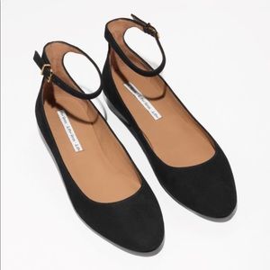 & other stories flats with ankle strap